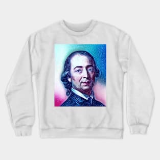 Johann Gottfried Herder Snowy Portrait | Johann Gottfried Herder Artwork 13 Crewneck Sweatshirt